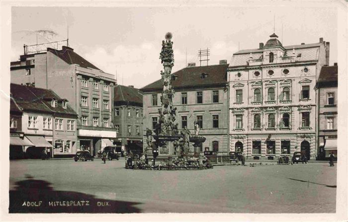 Dux Sudeten Duchcov CZ Platz Dreifaltigkeitssaeule