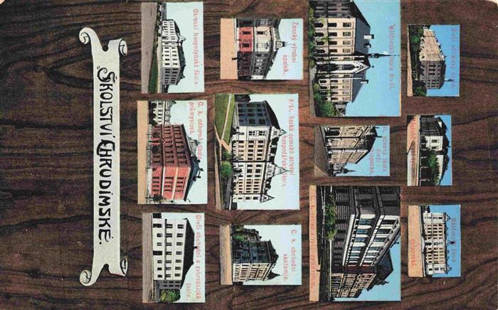 Chrudim Crudim Schumberg CZ Teilansichten Gebaeude