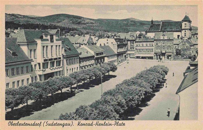 Oberleutensdorf Litvinov CZ Konrad-Henlein-Platz