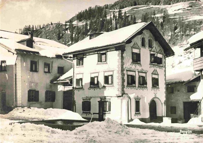 Berguen Bravuogn GR Dorfpartie