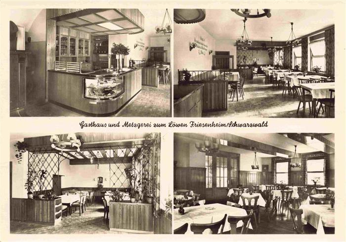 Friesenheim Baden Gasthaus Metzgerei zum Loewen Gaststuben