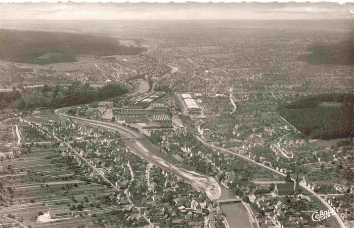 Gaggenau Blick ueber Ottenau auf die Stadt
