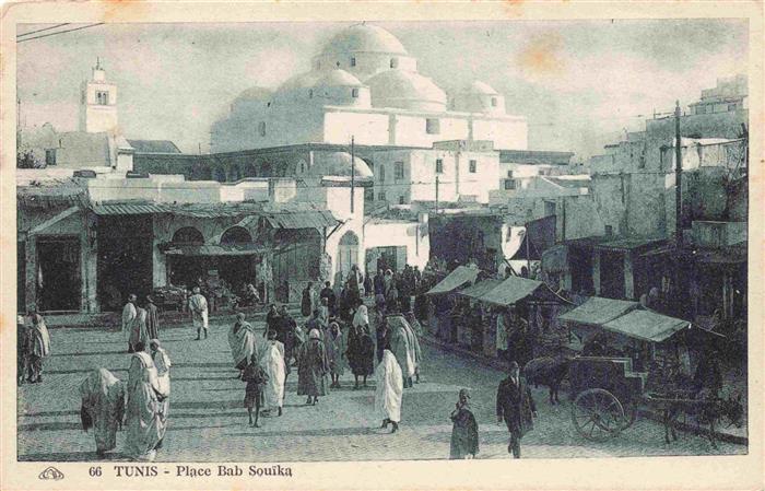 TUNIS Tunesie Place Bab Souika
