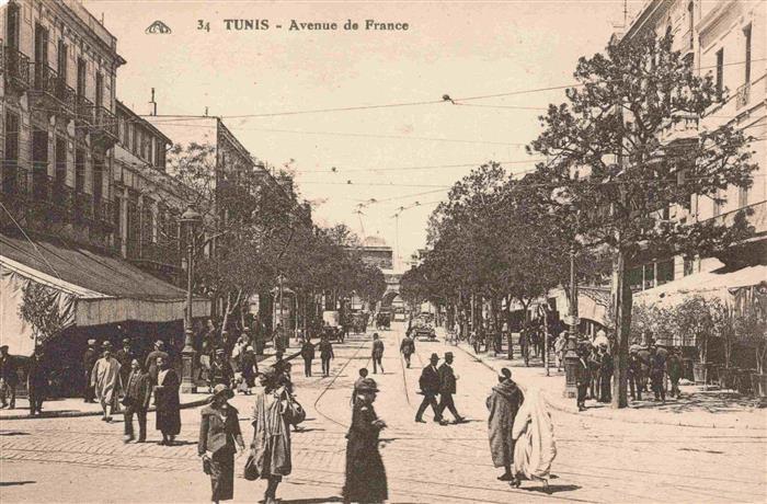 TUNIS Tunesie Avenue de France