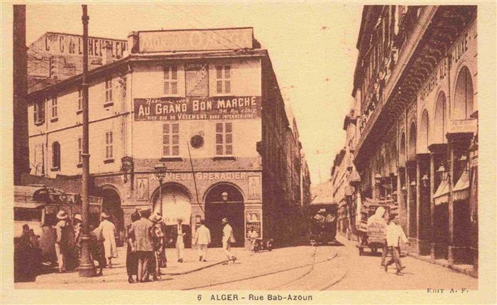 ALGER Algier Algerie Rue Bab-Azoun