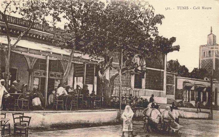 TUNIS Tunesie Café Maure