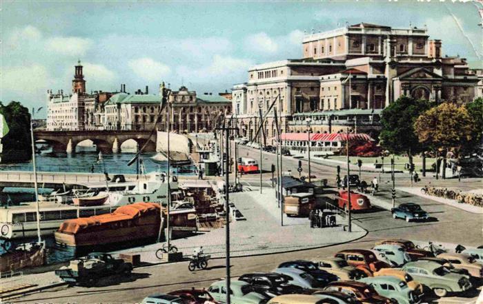 STOCKHOLM Sweden Karl XII:s torg med Kungl. Operan