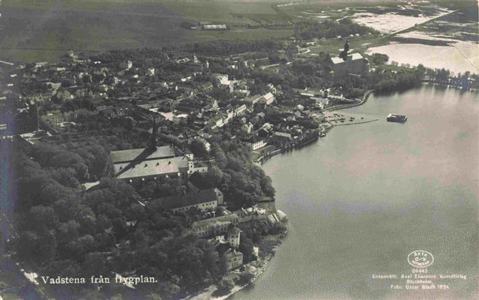 Vadstena Sweden Fliegeraufnahme