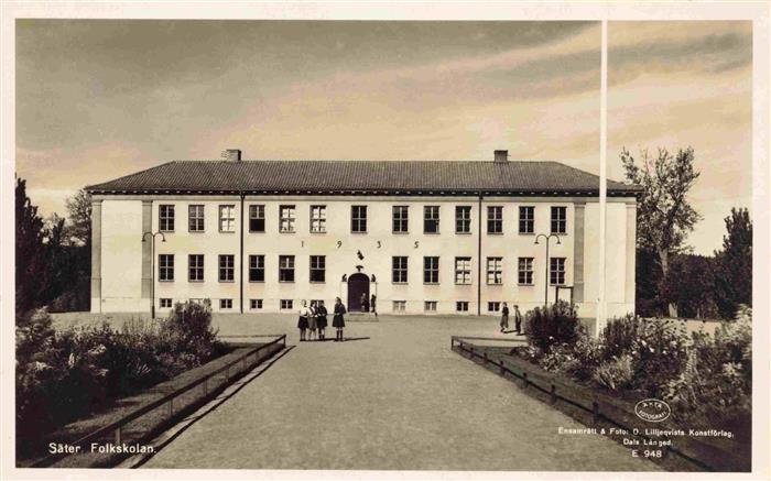 Saeter Dalarna Sweden Folkskolan