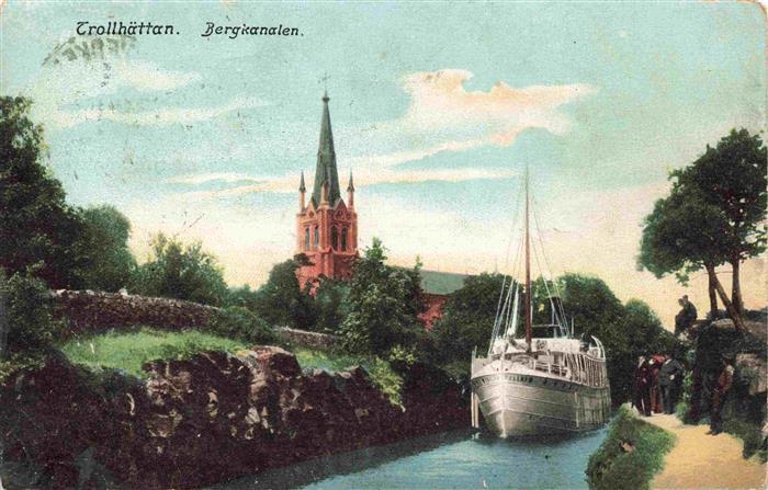 Trollhaettan Sweden Bergkanalen