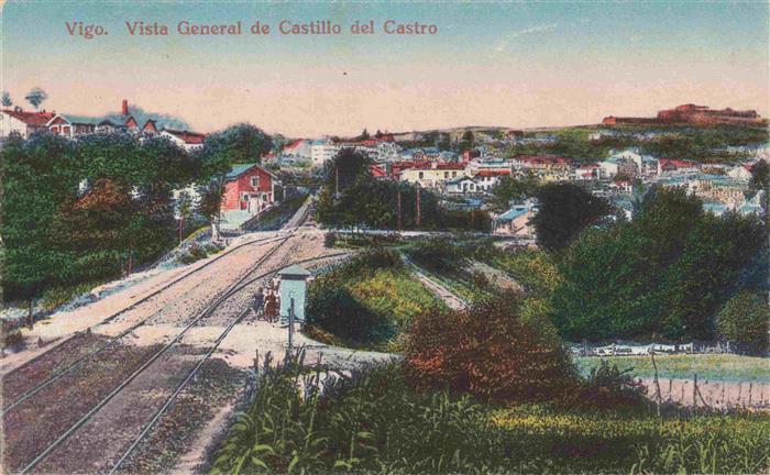 VIGO Galicia ES Vista general de Castillo del Castro