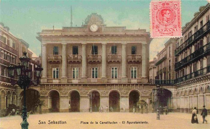 SAN SEBASTIAN  Saint-Sebastien Pais Vasco ES Plaza de la Constitucion El Ayunsta
