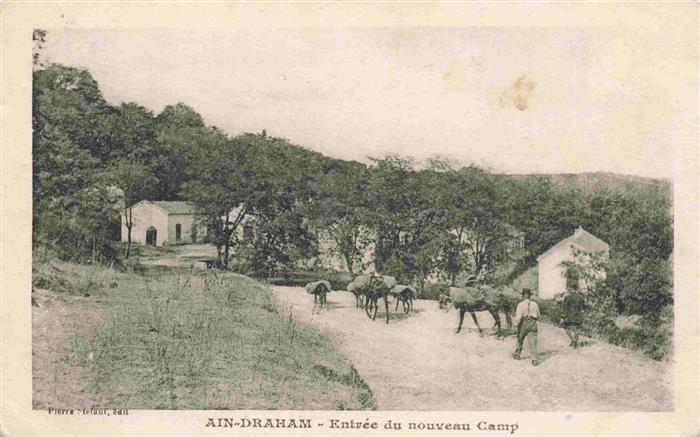 Ain Draham Tunesie Entrée du nouveau camp