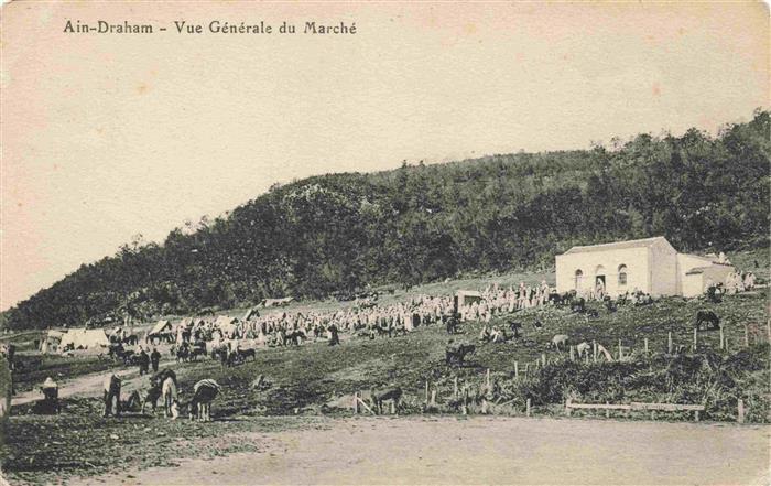 Ain Draham Tunesie Vue générale du marché