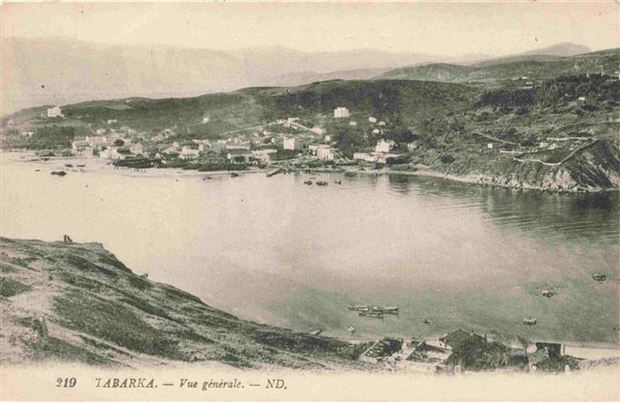 Tabarka Tabarca Tunesie Vue générale