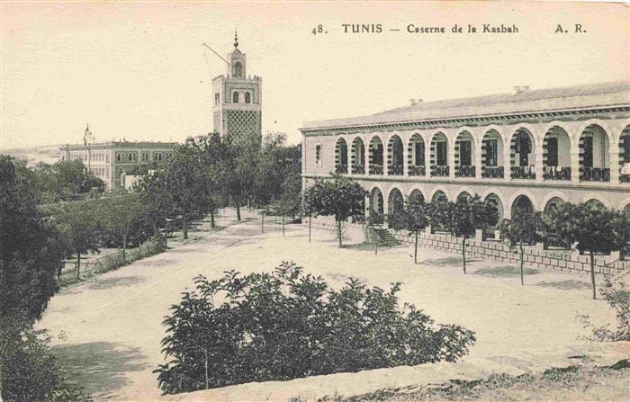 TUNIS Tunesie Caserne de la Kasbah
