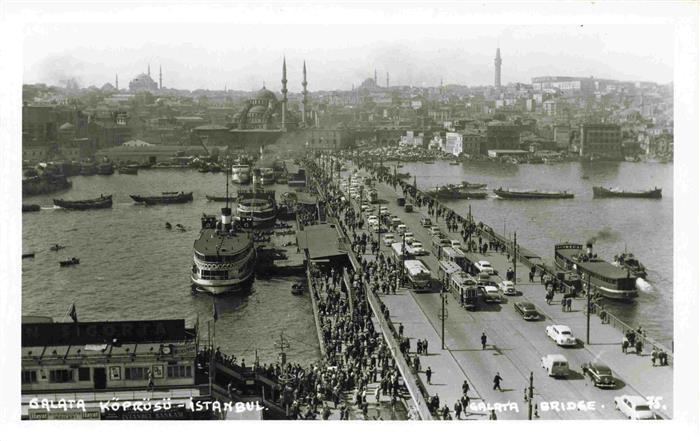 ISTANBUL Constantinopel TK Galata Bridge