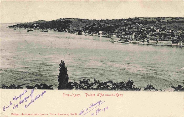Orta-Keuy Constantinopel Constantinople ISTANBUL TK Pointe d'Arnaout-Keuy
