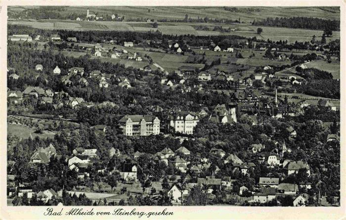 Bad Altheide Polanica-Zdroj PL Panorama Blick vom Steinberg aus