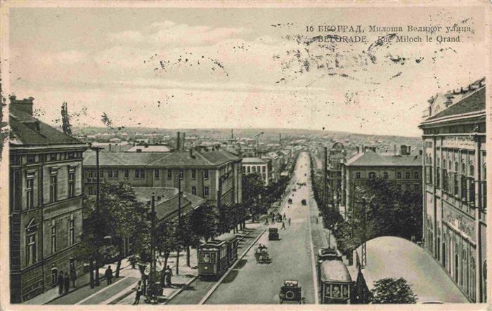 Beograd Belgrad Serbija Rue Miloch le Grand