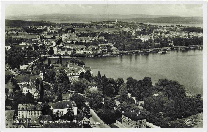 KONSTANZ Bodensee BW Fliegeraufnahme