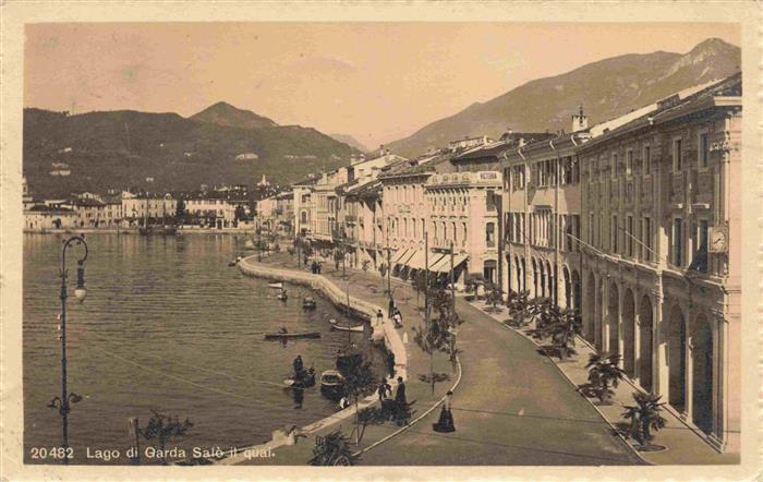 Salo Lago di Garda IT Quai Uferpromenade