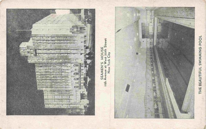 NEW YORK City USA Seamen's House Swimming Pool