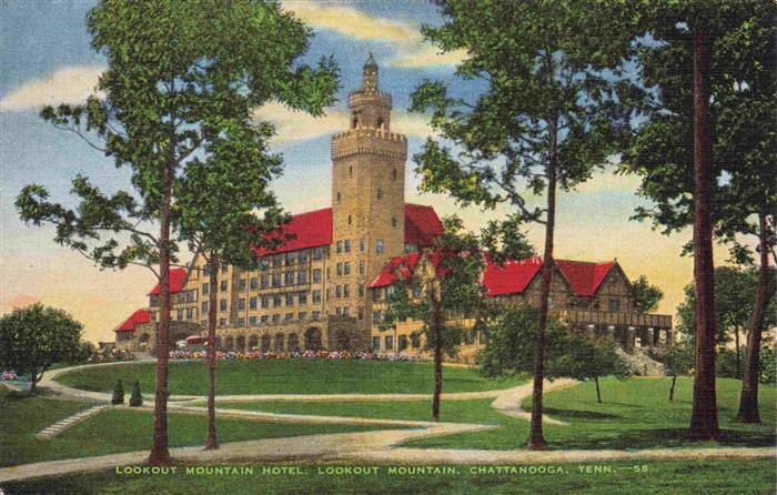 Chattanooga Tennessee USA Loukout Mountain Hotel on Lookout Mountain