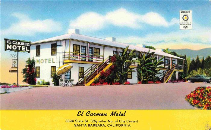 Santa Barbara California USA El Carmen Motel