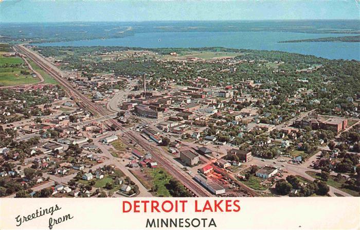 Detroit Lakes Aerial view