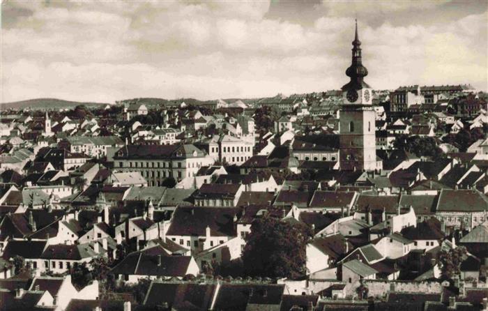 Trebic Trebitsch CZ Stadtbild mit Kirche