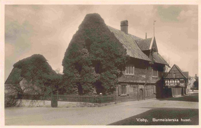 Visby Wisby Sweden Burmeisterska huset