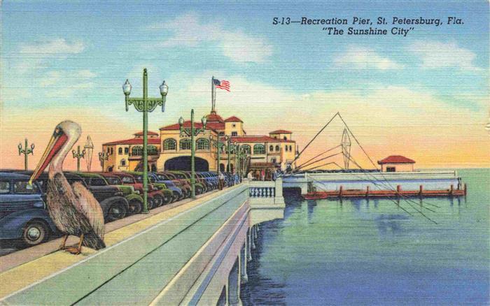 St Petersburg Florida USA Recreation Pier of the "Sunshine City"