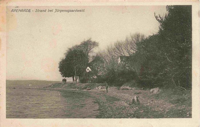 Apenrade Aabenraa DK Strand bei Juergensgaardwald