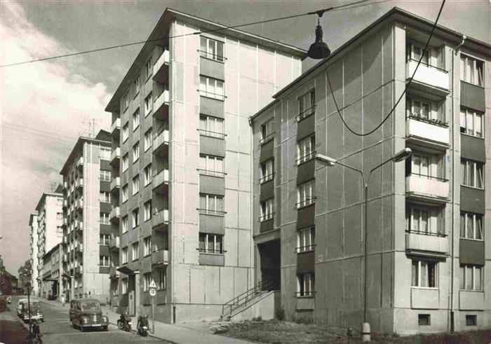 Tabor  CZ Moderne Wohnhaeuser nahe historischem Stadtkern