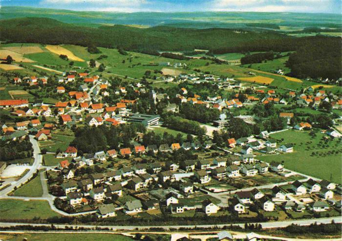 Neuenheerse Panorama Ort im Eggegebirge Sommerfrische