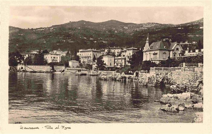 Laurana Lovran Lovrana Croatia Ville al Mare