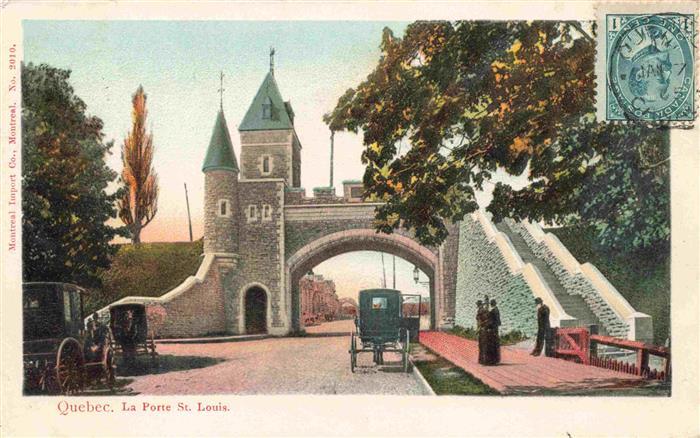 QUEBEC Canada La Porte St Louis