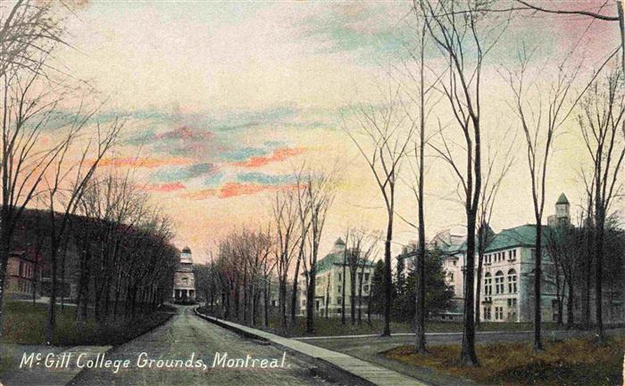 MONTREAL  QUEBEC Canada Mc Gill College Grounds