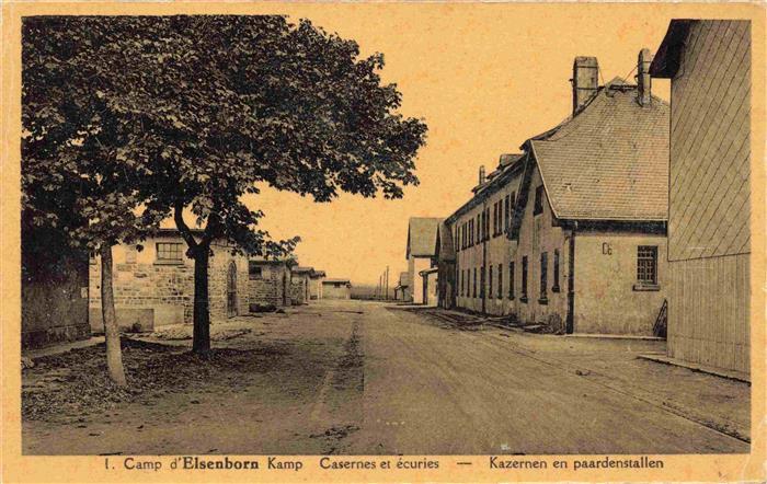 Elsenborn Belgie Camp d'Elsenborn Casernes et ecuries