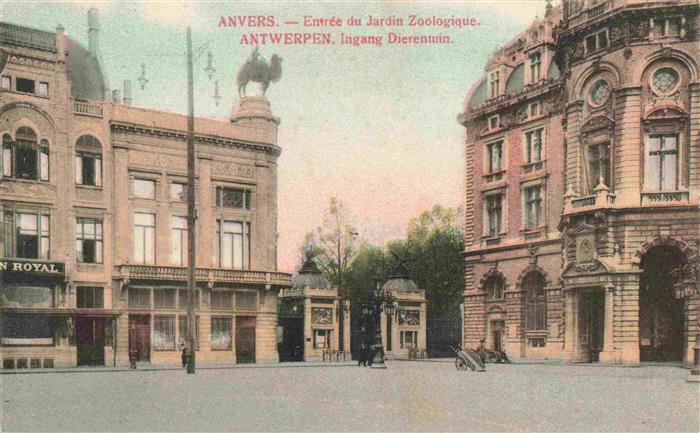 ANVERS Antwerpen Entree du Jardin Zoologique