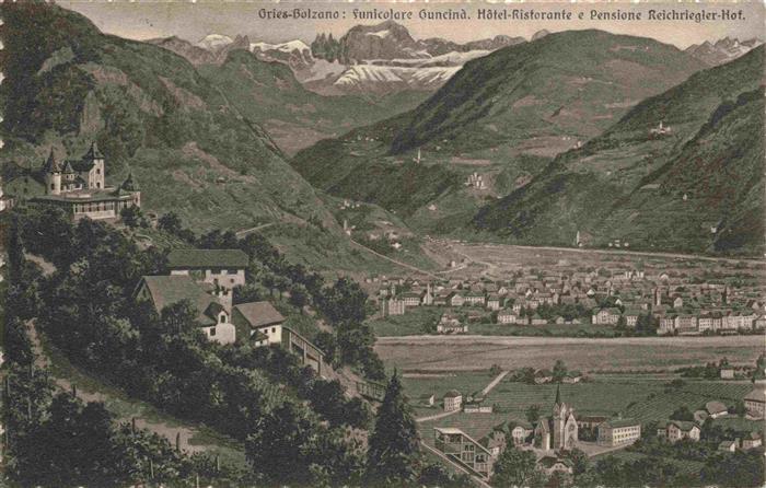 Gries Bozen Bolzano Suedtirol IT Funicolare Guncina Hotel Ristorante