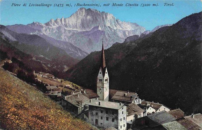 Pieve di Livinallongo Veneto IT mit Monte Civetta