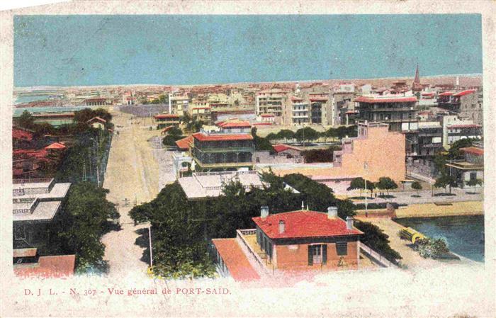 PORT-SAID Egypt Stadtblick