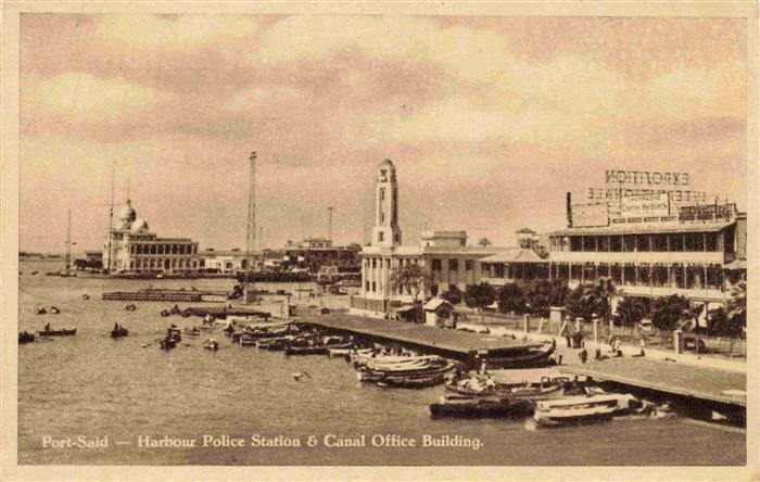 PORT-SAID Egypt Harbour Police Station et Canal Office Building