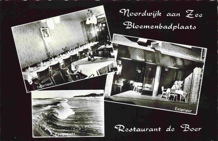 Nordwijk aan Zee NOORDWIJK aan Zee NL Restaurant de Boer Interieur Zeegezicht Ex