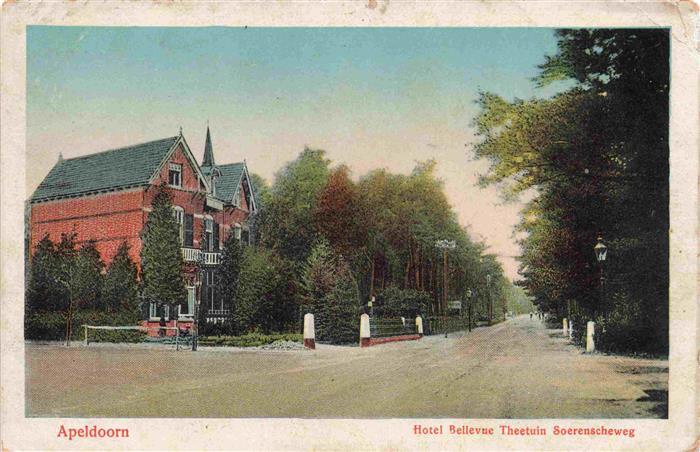 Apeldoorn NL Hotel Bellevue Theetuin Soerenscheweg