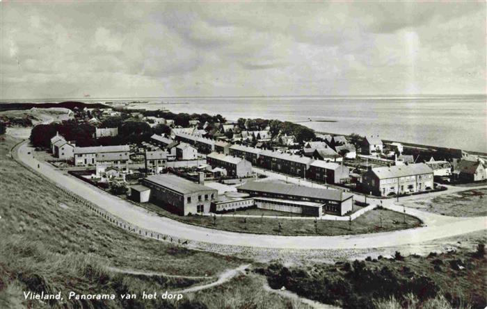 Vlieland Friesland NL Panorama van het dorp