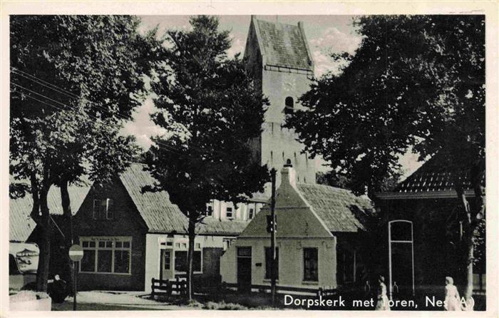 Nes Ameland Friesland NL Dorpskerk met Toren