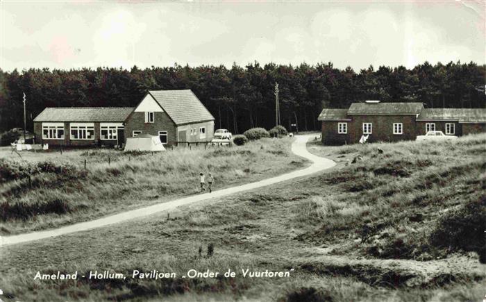 Ameland Friesland NL Hallum Paviljoen Onder de Vuurtoren